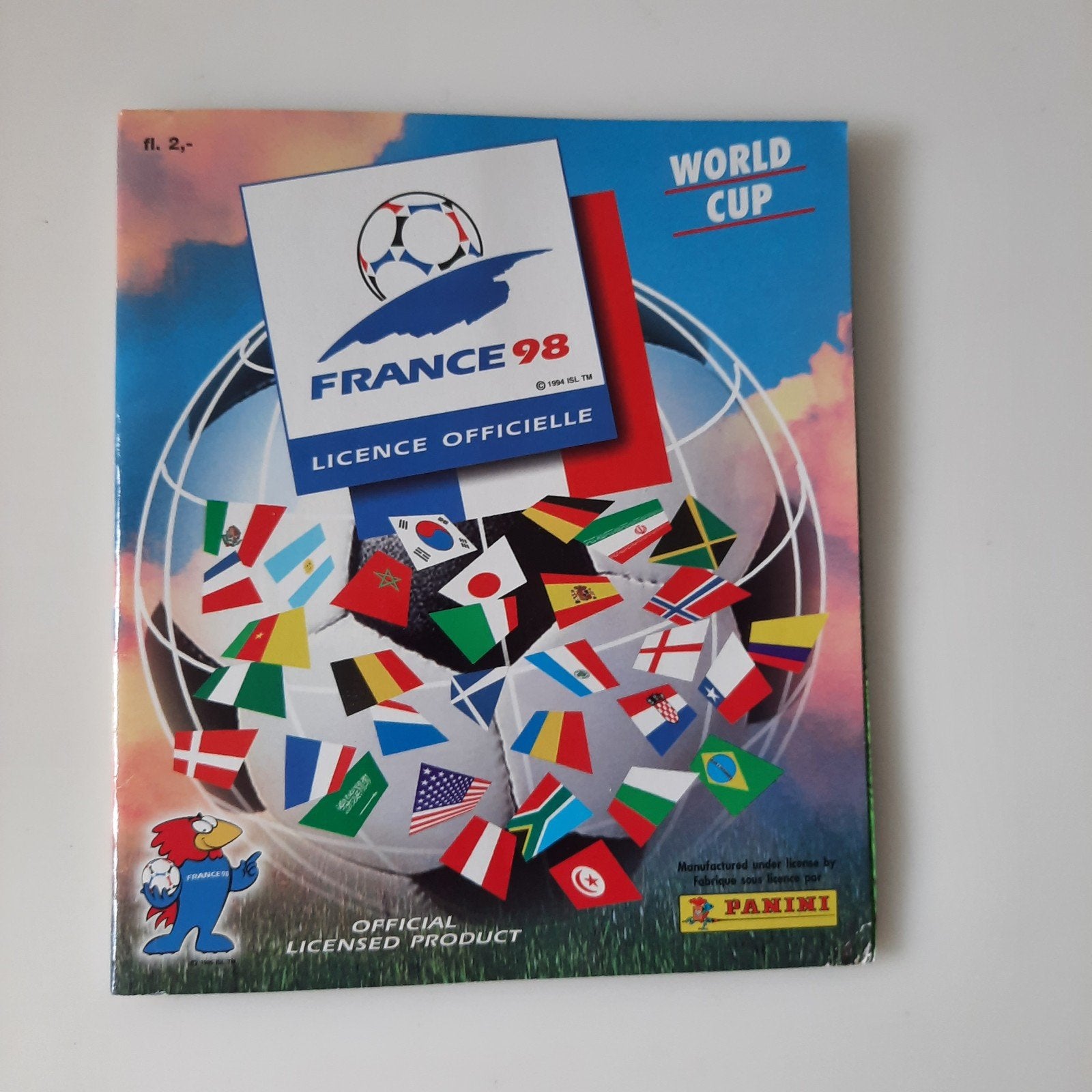 FRANCE 98 PANINI de Nederlandse uitgave + Ronaldo en Romario, Ophalen of Verzenden, Buitenlandse clubs, Poster, Plaatje of Sticker