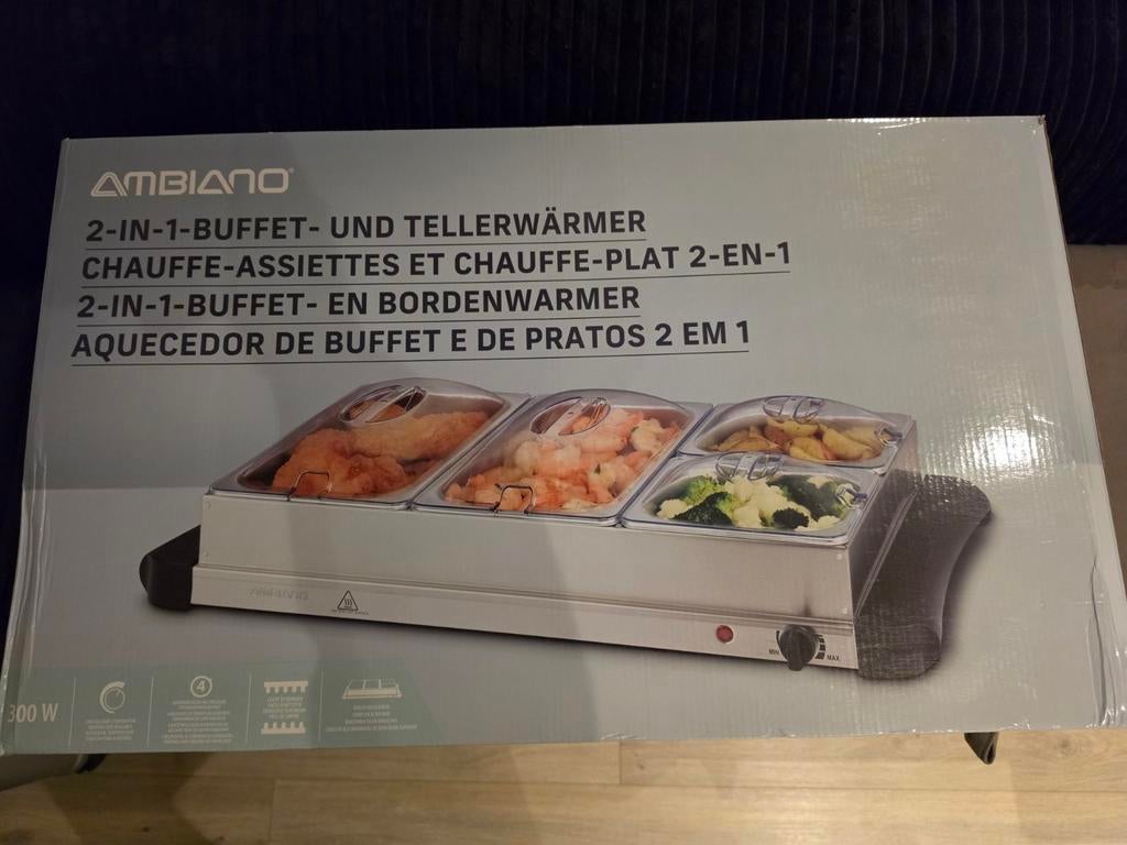 Ambiano 2-in-1 Buffet- en Bordenwarmer, Ophalen, Nieuw