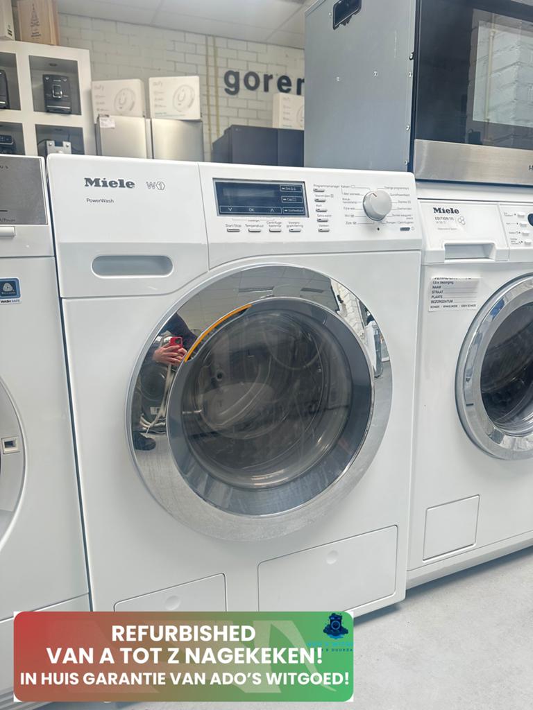 MIELE W1 9KG TwinDos WASMACHINE 1600T QuickPowerWash, MIELE, Info@adoswitgoed.nl, Refurbished, Ophalen of Verzenden