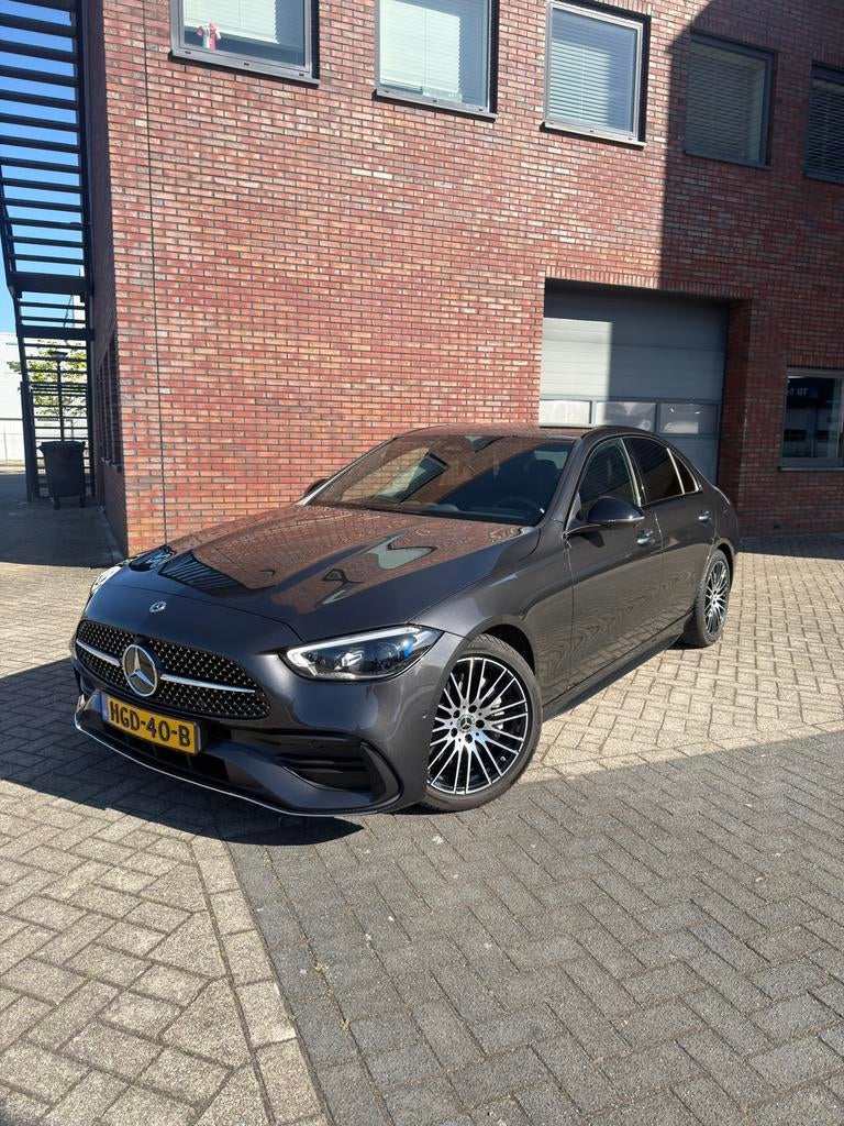 Mercedes C 220 AMG 360*CAM/LEDER/MBUX/MEMORY/LASER VOL, Auto's, Mercedes-Benz, Automaat, Achterwielaandrijving, 1800 kg, 4 cilinders