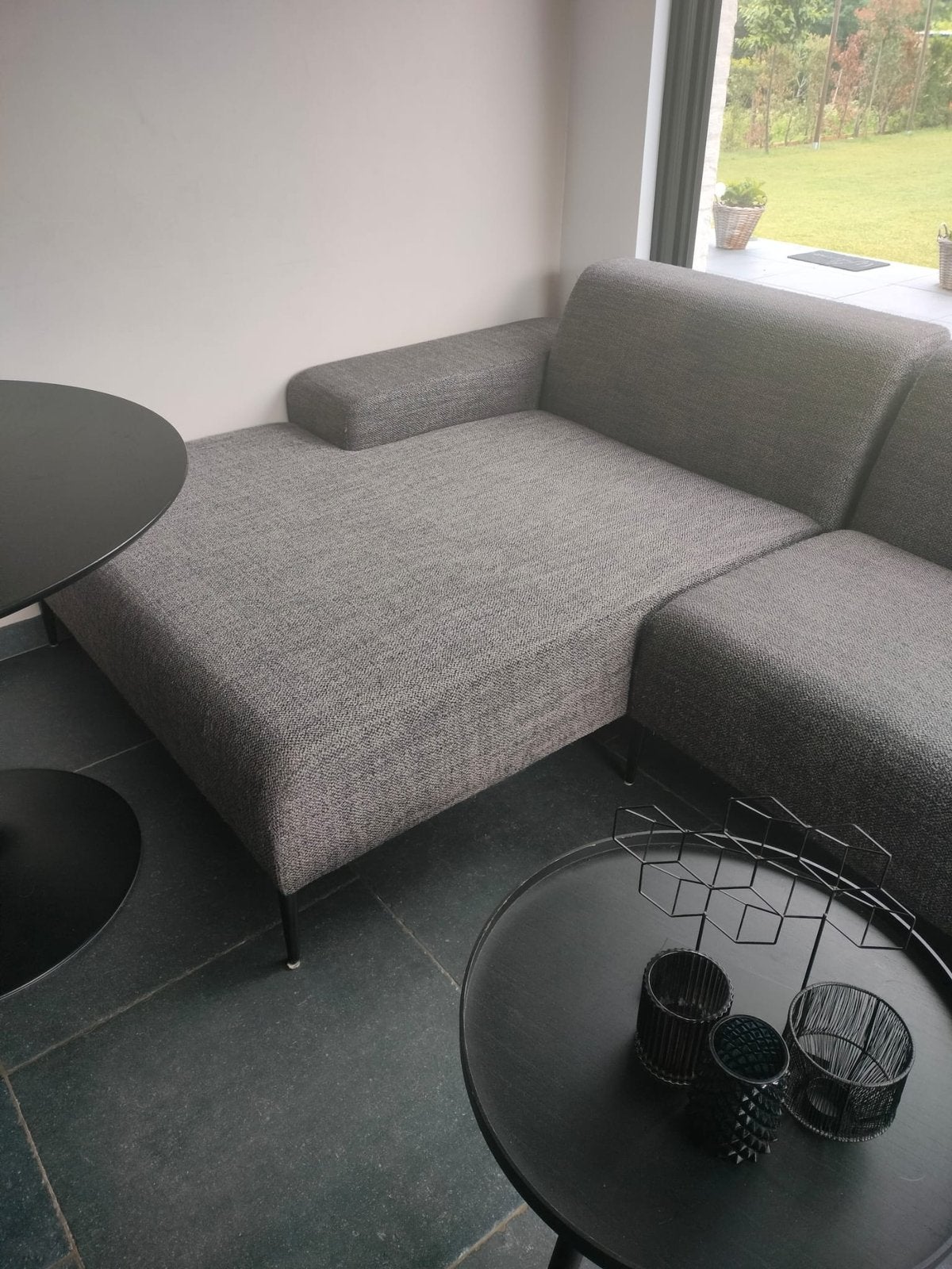 Prachtige hoekzetel van zeer goede kwaliteit, Ophalen, Zo goed als nieuw, Vierpersoons of meer