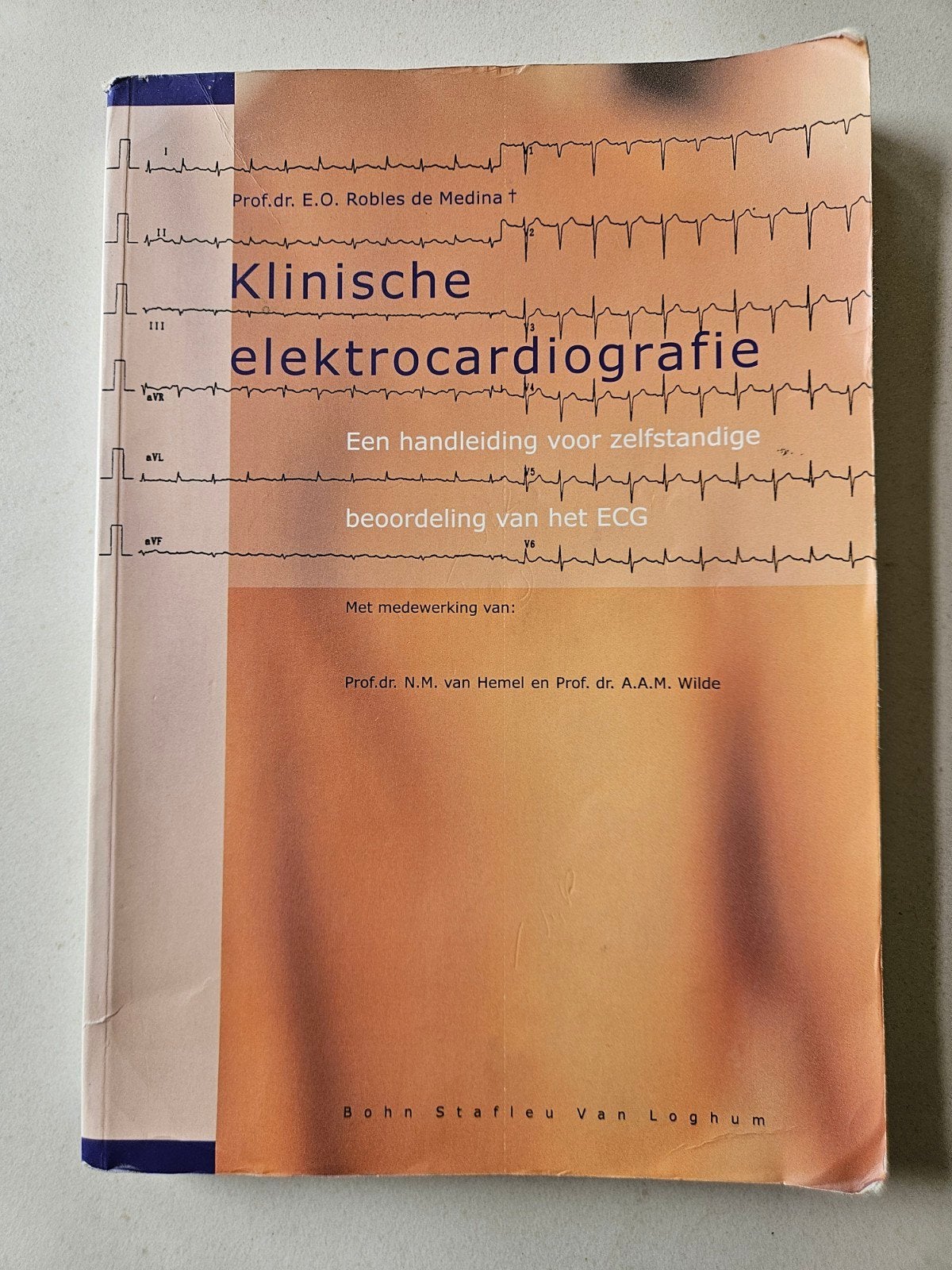 Klinische elektrocardiografie - ECG handleiding, Gelezen, Beta, E.O. Robles de Medina, HBO