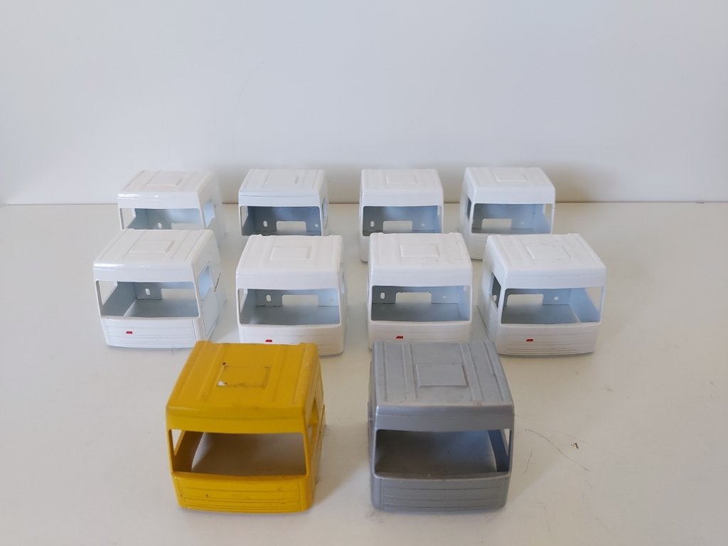 10 stuks Lion Toys Daf 95 XF hoge cabine schaal 1:50, Ophalen of Verzenden, Gebruikt, Bus of Vrachtwagen, Lion Toys