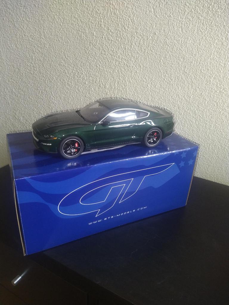 Ford Mustang Bullitt '18, Hobby en Vrije tijd, Modelauto's | 1:18, Ophalen of Verzenden, Zo goed als nieuw, Auto, Overige merken