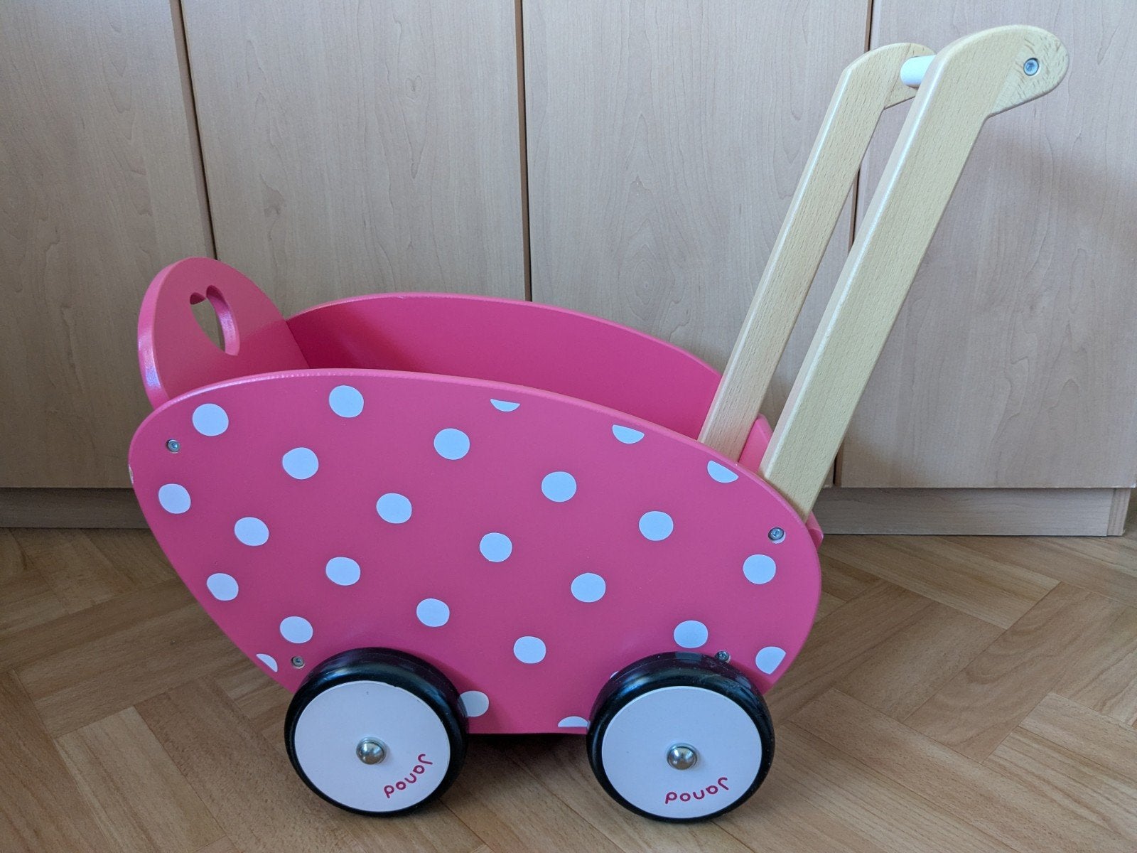 Janod poppenwagen Framboisine compleet met BABY Born pop, Kinderen en Baby's, Speelgoed | Poppen, Ophalen, Gebruikt, Overige typen