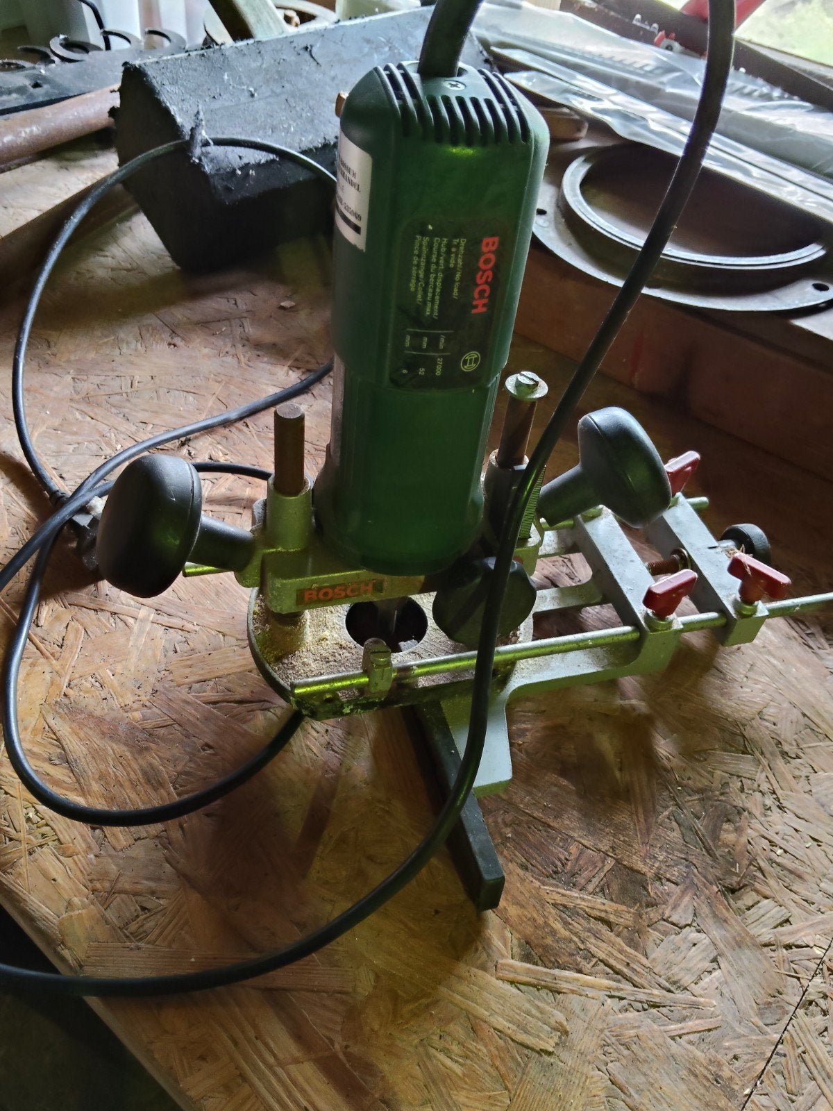 Bosch POF 500 A Bovenfrees - Vintage Model 1991, Gebruikt, Ophalen of Verzenden, Bovenfrees, Bosch
