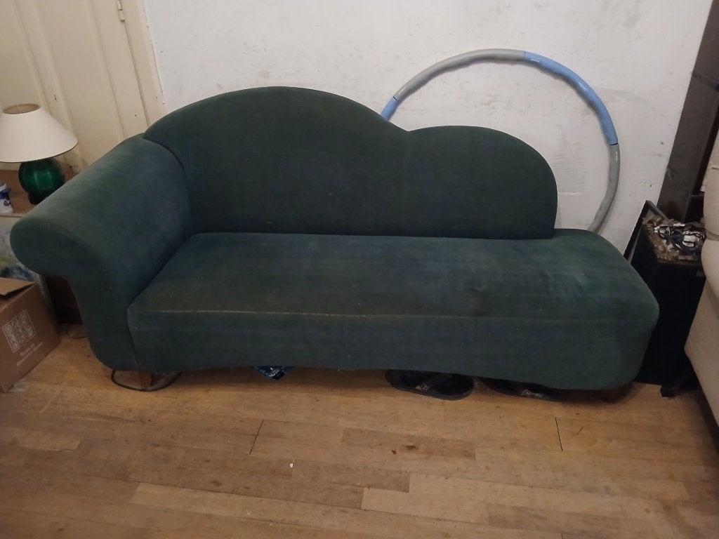 bank/ chaise longue, Huis en Inrichting, Ophalen, Hout, Gebruikt, 150 tot 200 cm
