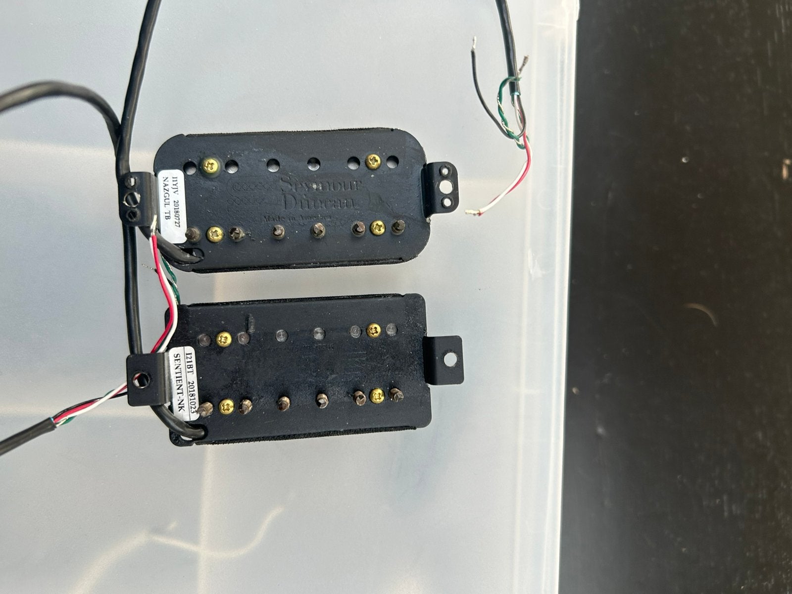 Seymour Duncan Nazgul Sentient pick up set humbucker SD, Ophalen of Verzenden, Zo goed als nieuw, Elektrische gitaar