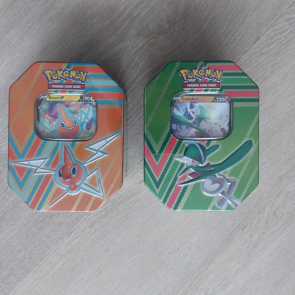 Pokémon Hidden Potential Tin Gallade V & Rotom V, Ophalen, Nieuw, Boosterbox, Foil