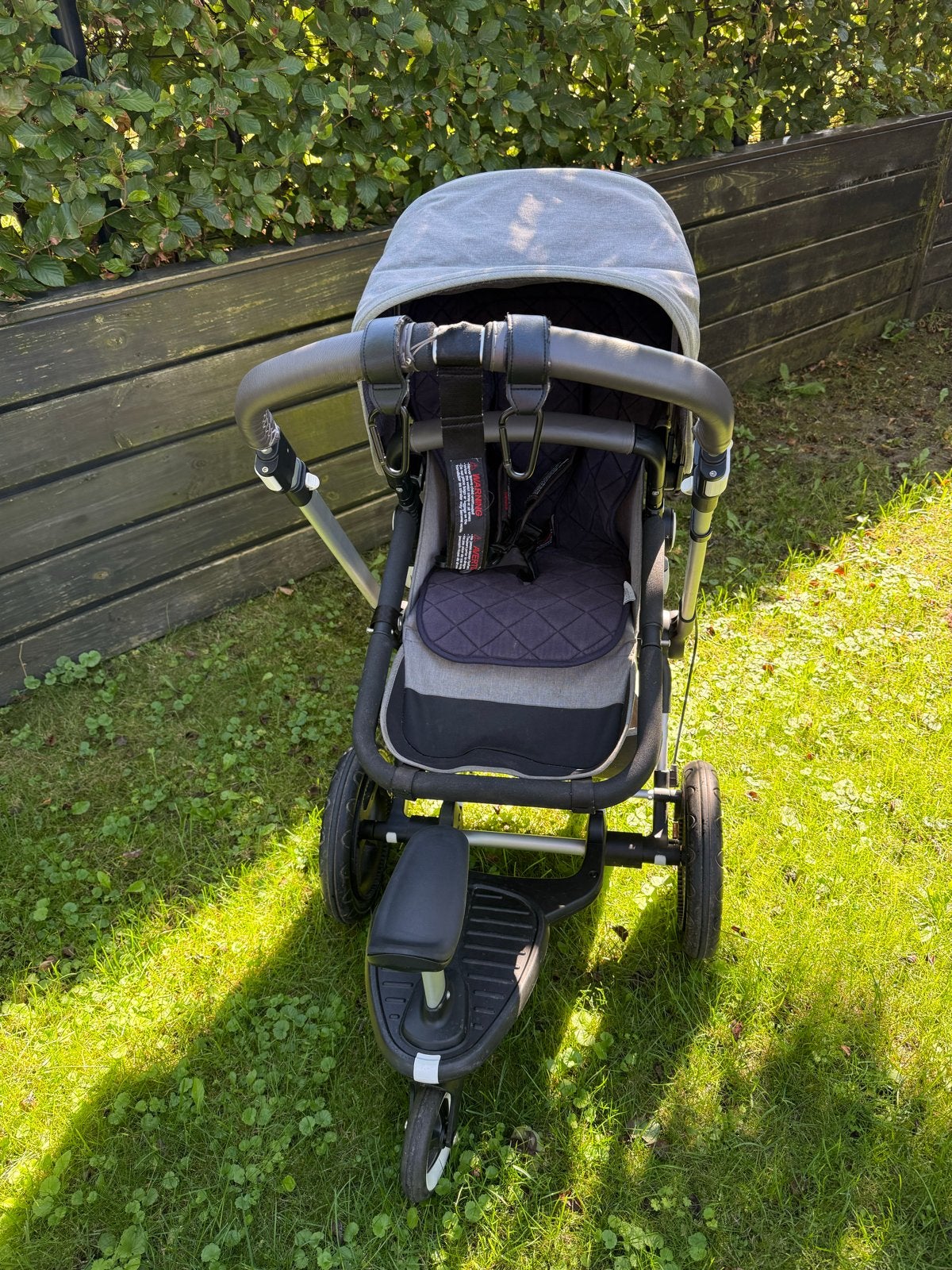 Bugaboo Cameleon 3 (2015) met meerijdplankje en regenhoes, Ophalen, Gebruikt, Bugaboo, Verstelbare duwstang