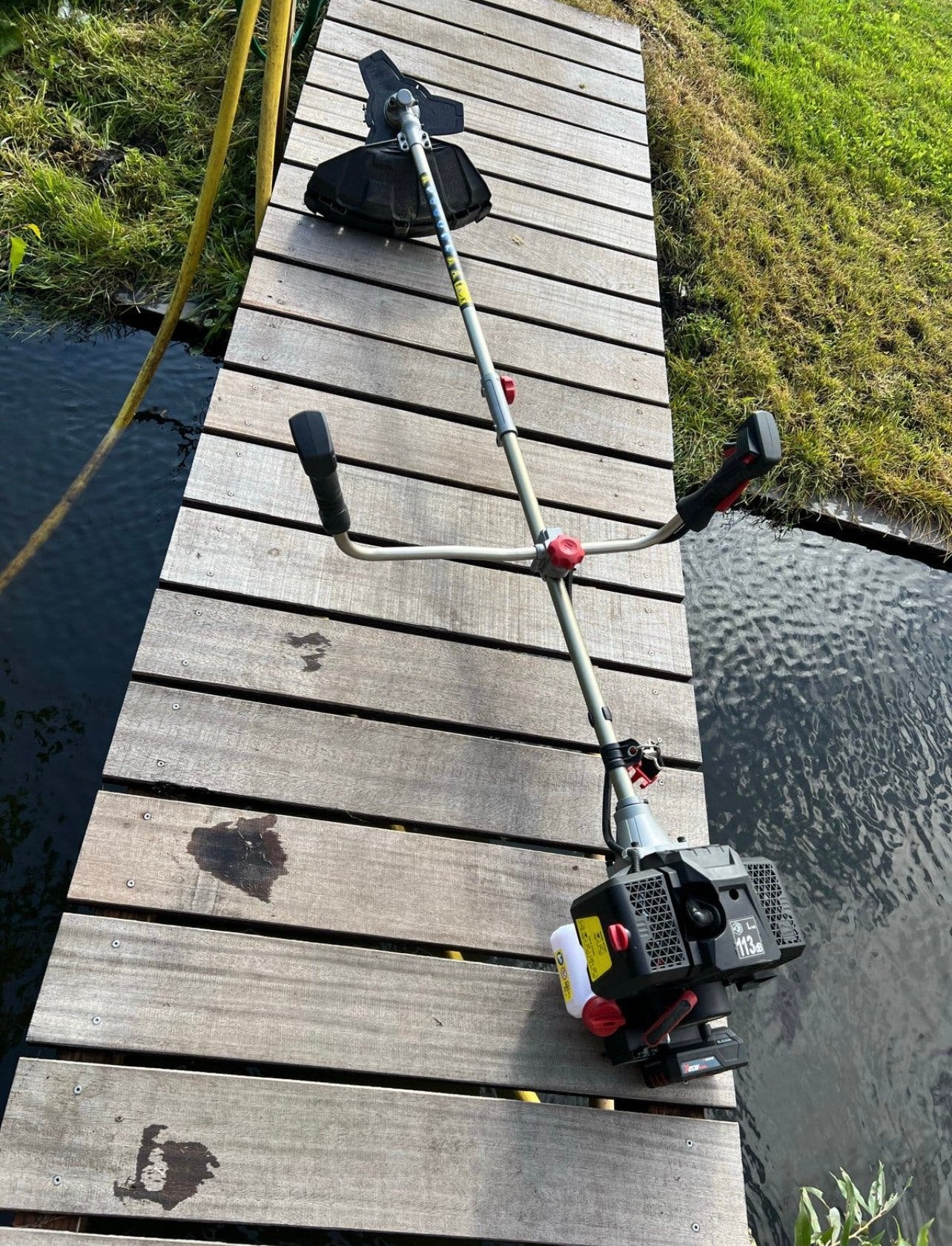 Parkside Benzine Grastrimmer / Bosmaaier - Zo goed als nieuw, Ophalen, Zo goed als nieuw