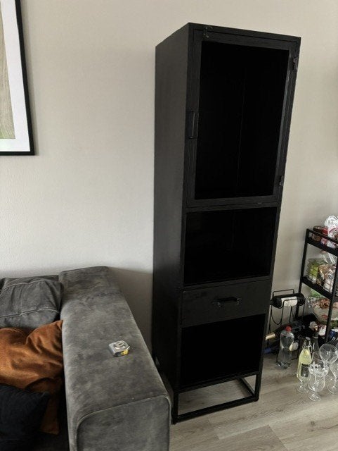 Industriële kast, Huis en Inrichting, Kasten | Boekenkasten, Ophalen, Gebruikt, 50 tot 100 cm, Metaal