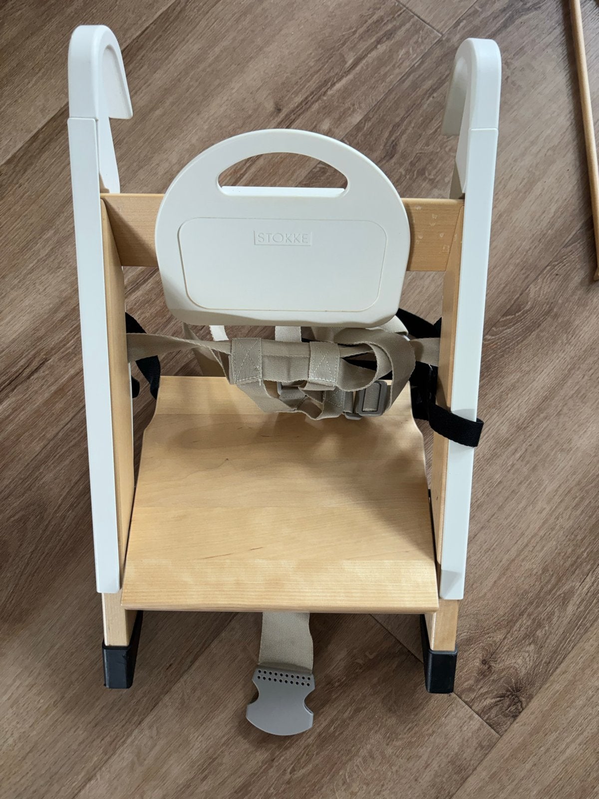 Stokke Tripp Trapp meegroeistoel met baby set, Ophalen of Verzenden, Zo goed als nieuw, Inklapstoel, Gordel(s)
