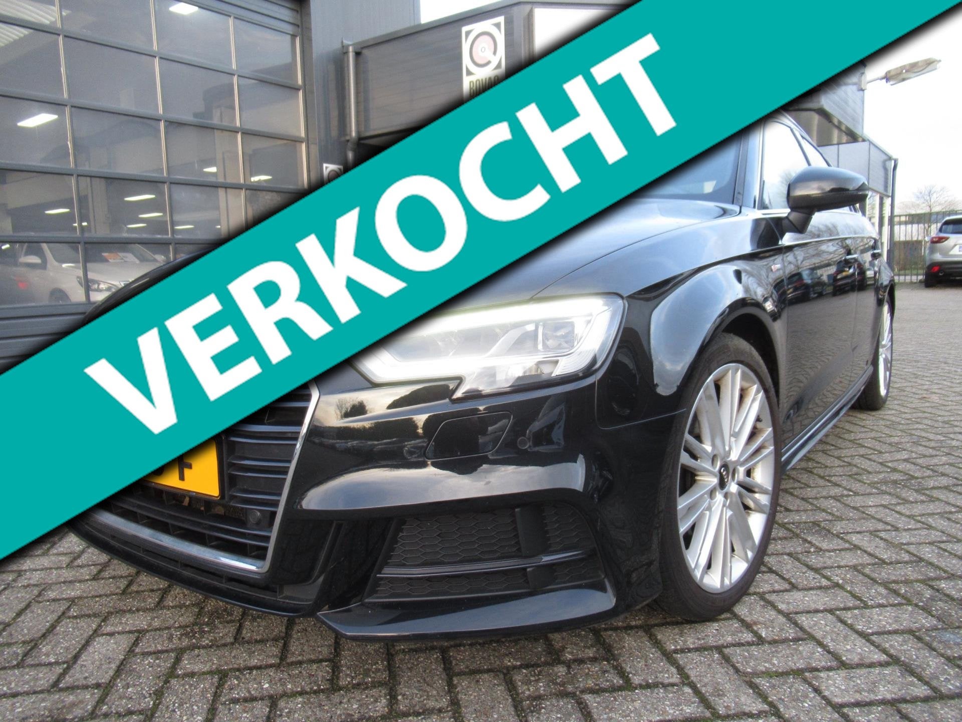Audi A3 Sportback 1.5 TFSI CoD Sport S Line Edition / 1e EIG, Auto's, Audi, 4 cilinders, 150 pk, Leder en Stof, Zwart