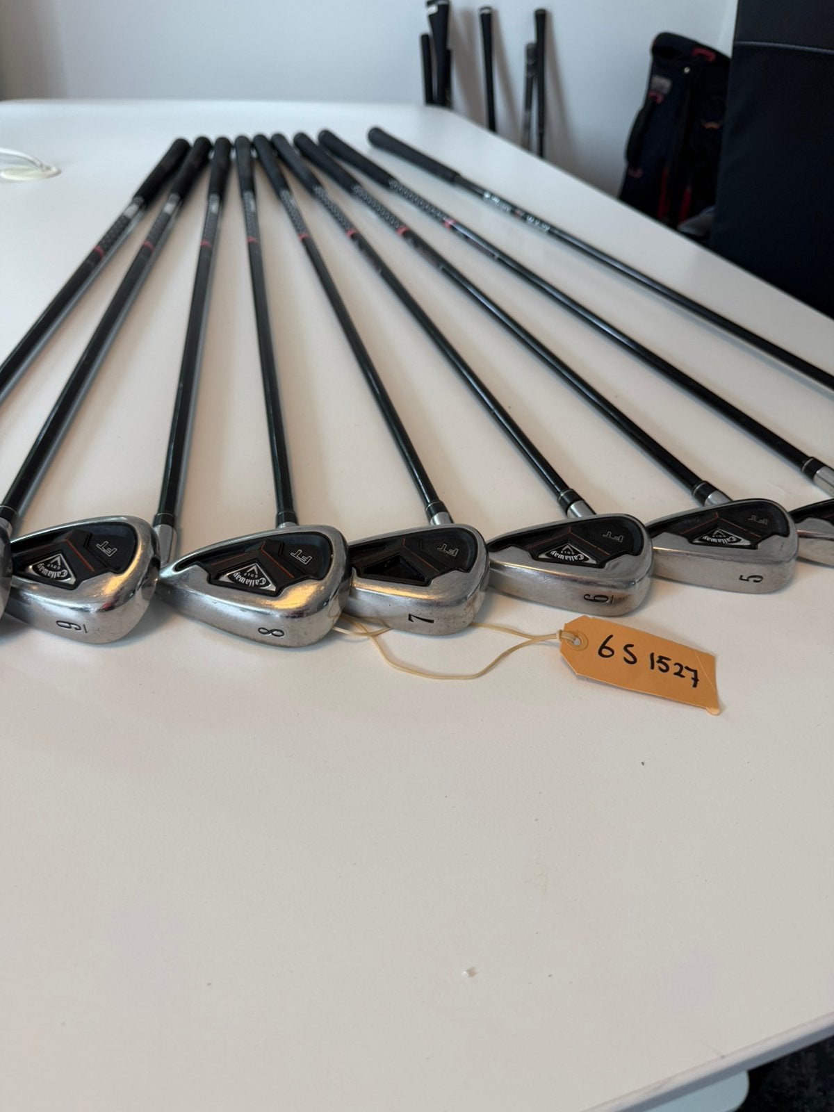 Callaway FT ijzerset + hyb - R flex - testen ok! 6S1527, Set, Gebruikt, -, Ophalen of Verzenden