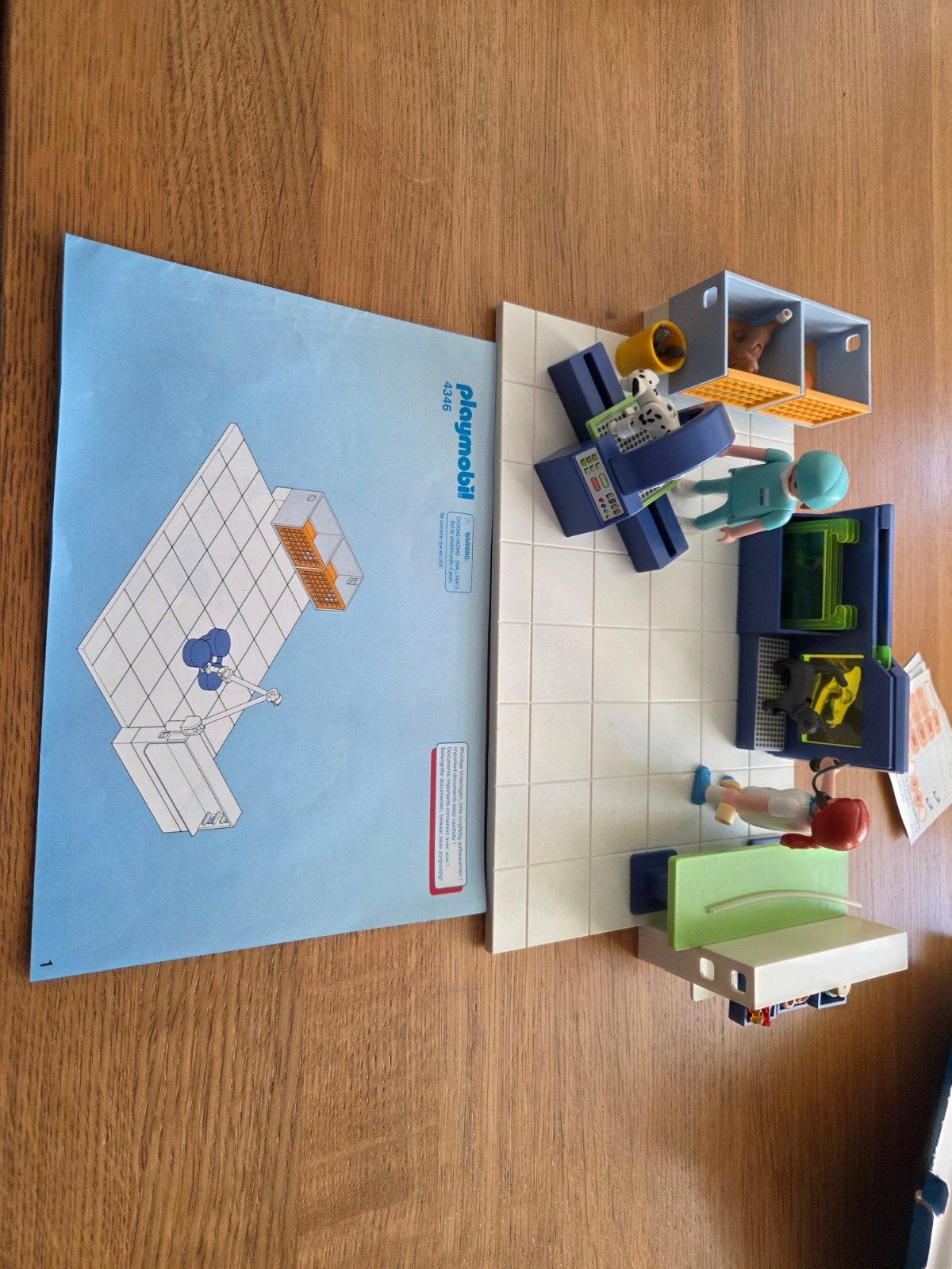 Playmobil Dierenarts praktijk operatiekamer - set 4346, Gebouw, Complete set, Ophalen of Verzenden, Zo goed als nieuw
