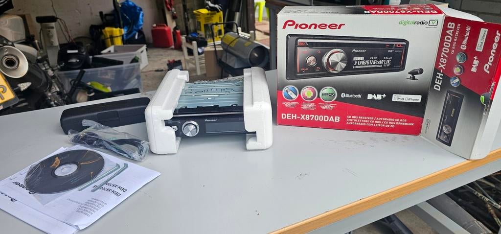 Pioneer DEH-X8700DAB Autoradio met Bluetooth en DAB+, Ophalen of Verzenden, Zo goed als nieuw