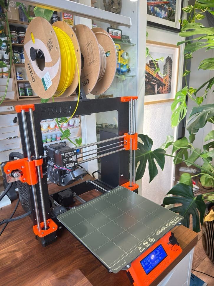 Prusa i3 MK3S+ 3D-printer - 32 dagen printtijd, goede staat, Ophalen, Gebruikt, Filament