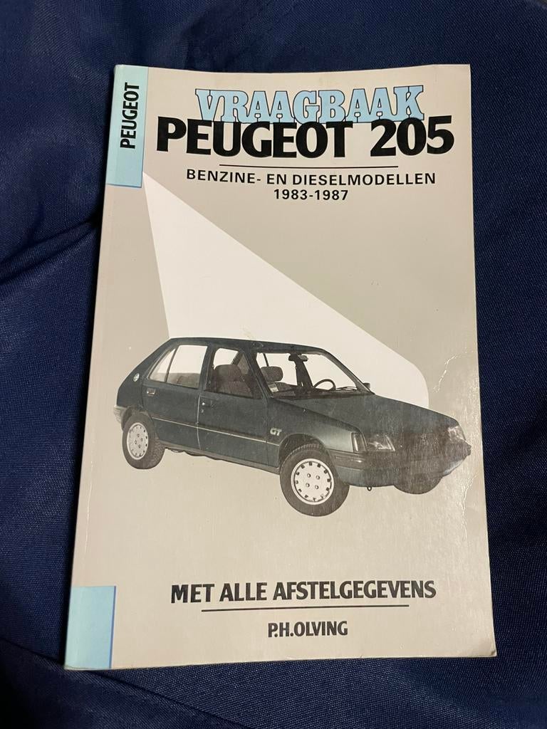 vraagbaak Peugeot 205 benzine & dieselmodellen 83/87 Olving, Ophalen of Verzenden
