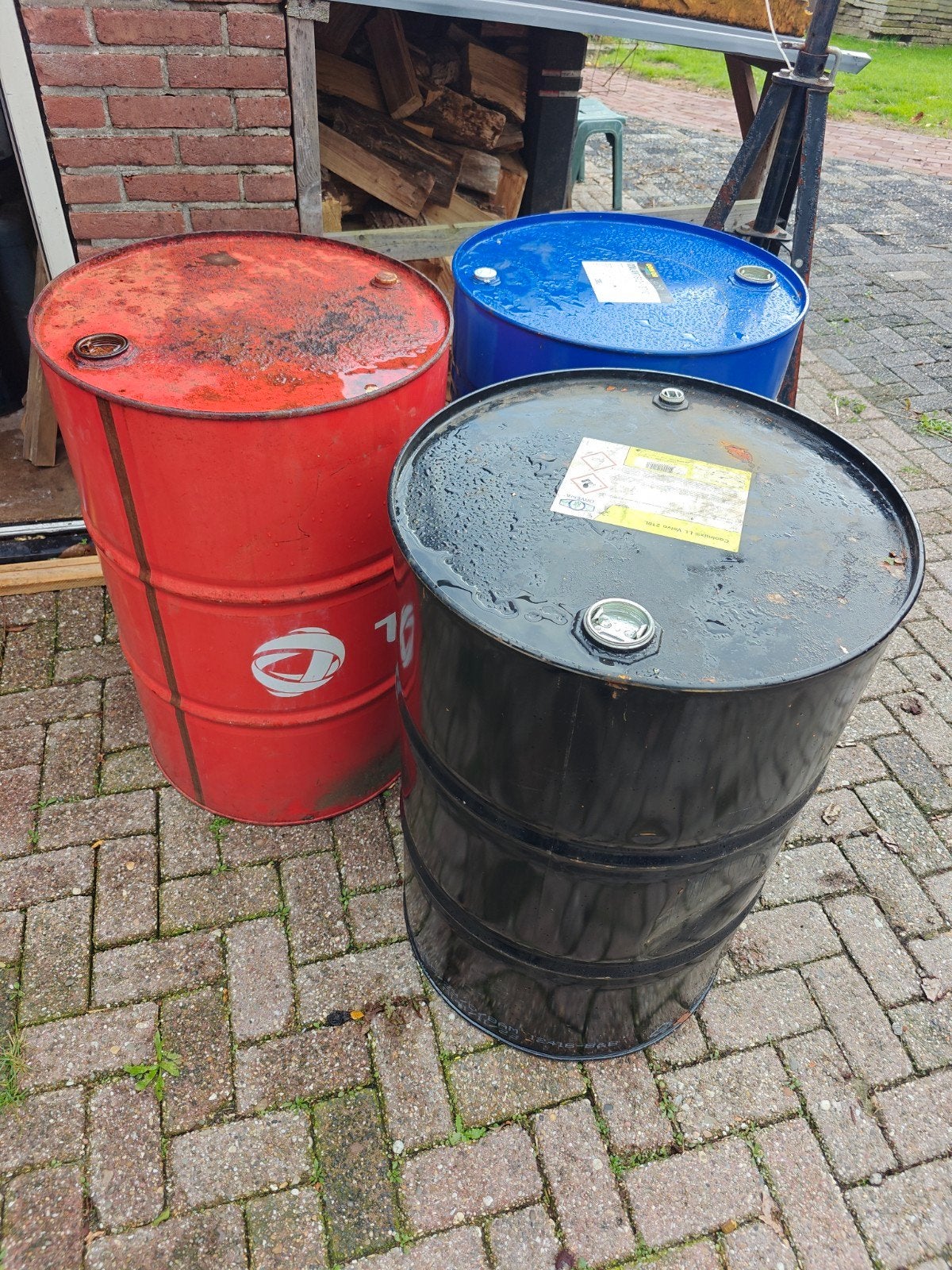 vuur ton brand ton, Ophalen, Gebruikt, Vuurton