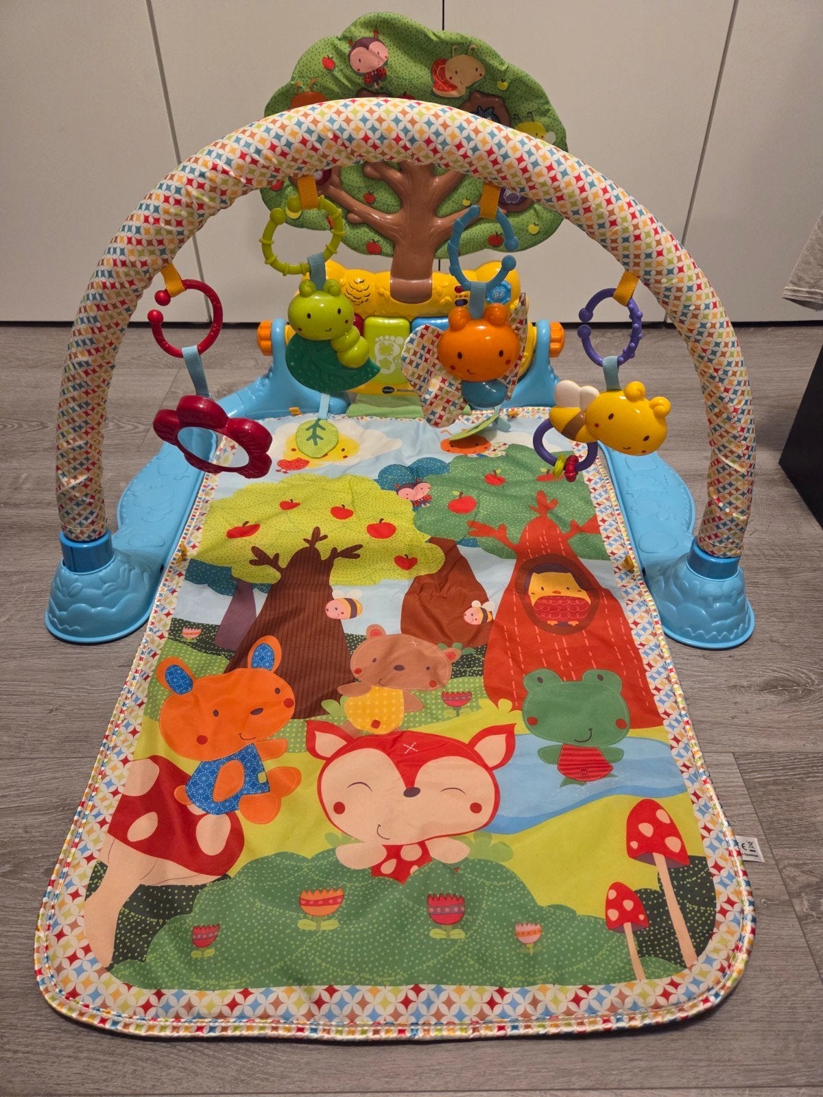VTech Dieren Vriendjes Speelmat, Ophalen, Zo goed als nieuw, Speelkleed, Met licht