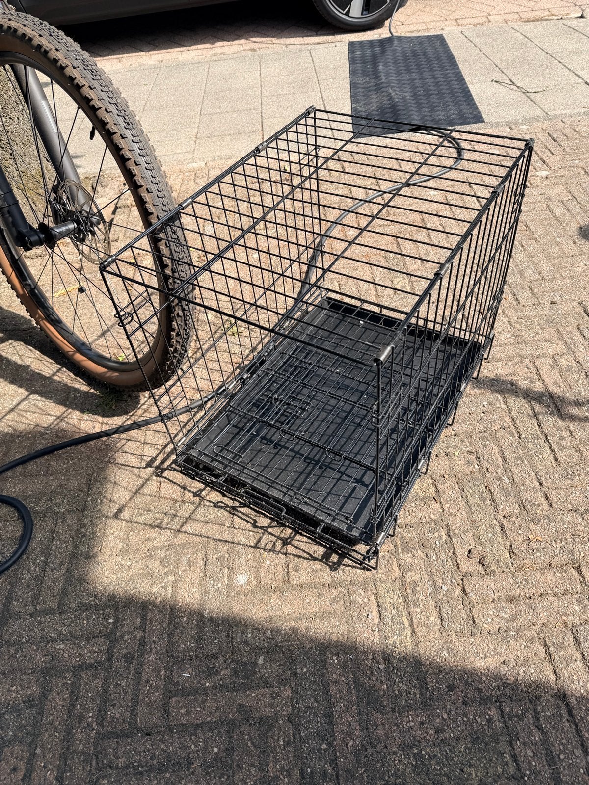 Puppy bench, Ophalen, Gebruikt