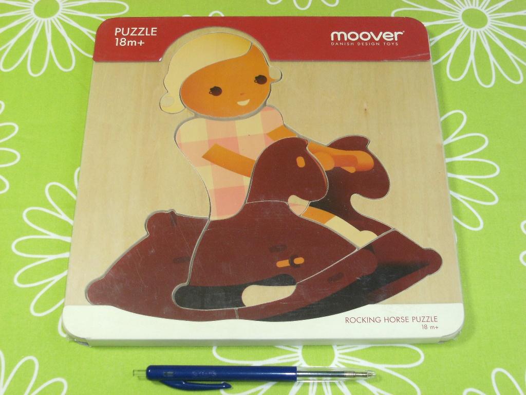 Nieuw in seal: Moover rocking horse houten puzzel (18m+), Ophalen of Verzenden, Minder dan 10 stukjes, Nieuw