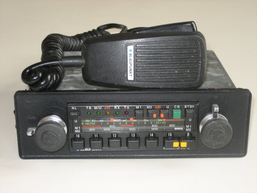 Vintage 1978 Blaupunkt Koblenz CB12 autoradio met "bakkie"., Ophalen of Verzenden, Gebruikt