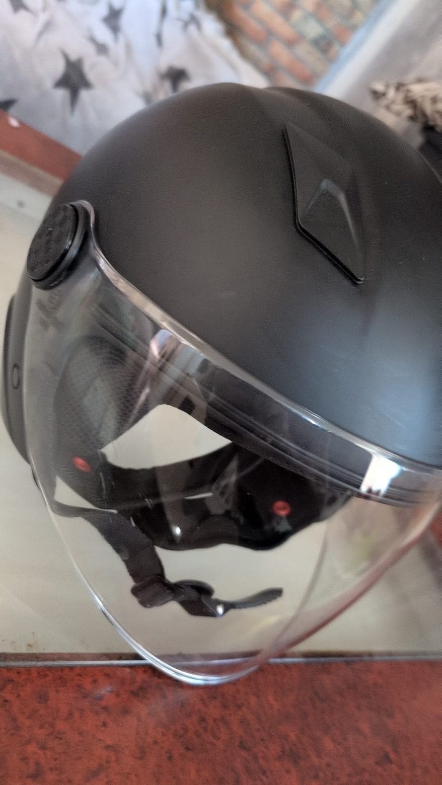 Vito Scooter Helm Maat S - Zo goed als nieuw, Fietsen en Brommers, Ophalen, Zo goed als nieuw, Small