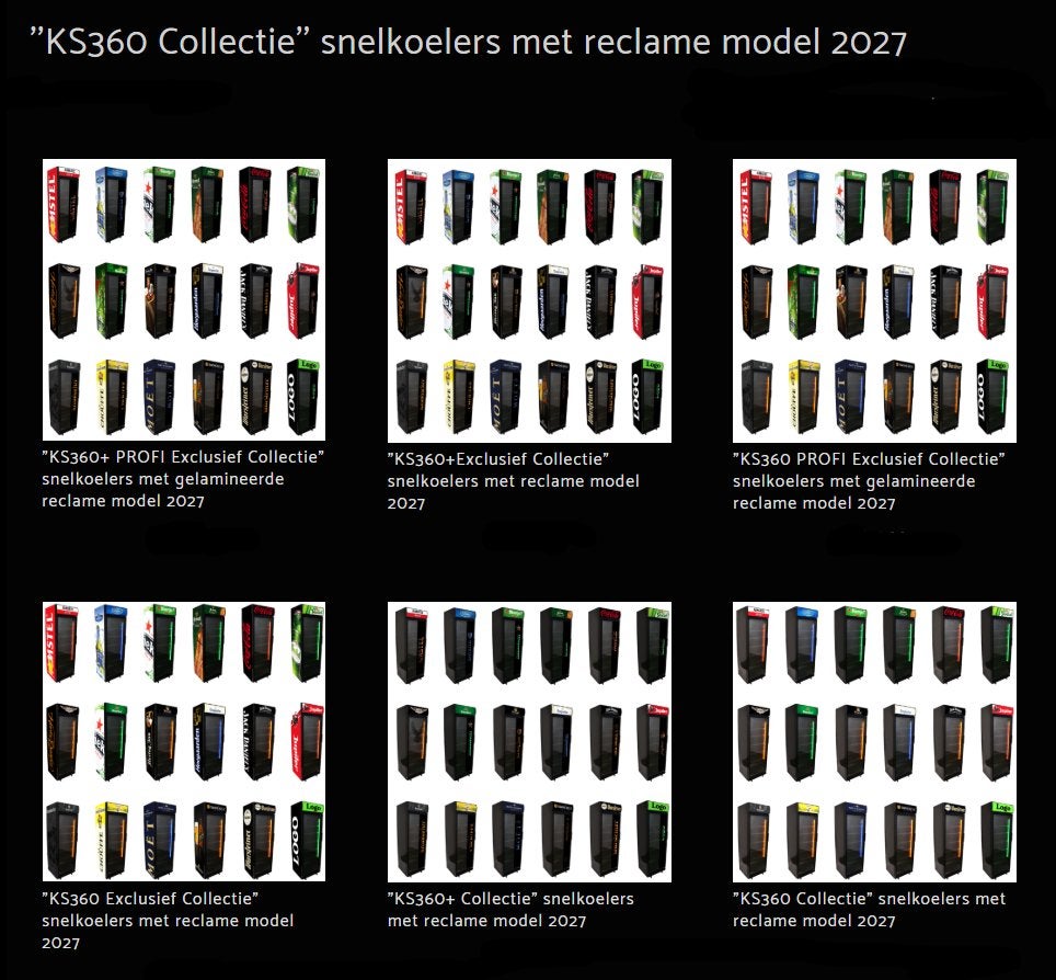 Hertog Jan Heineken Grolsch bier koelkast 2027 NIEUW, Zonder vriesvak, 200 liter of meer, 60 cm of meer, Nieuw
