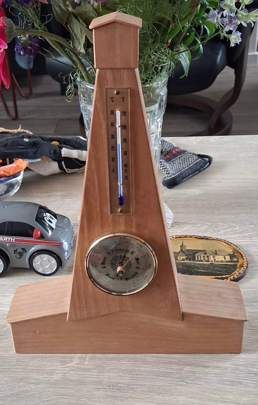 Weerstation boortoren zouthuisje, Verzenden, Gebruikt