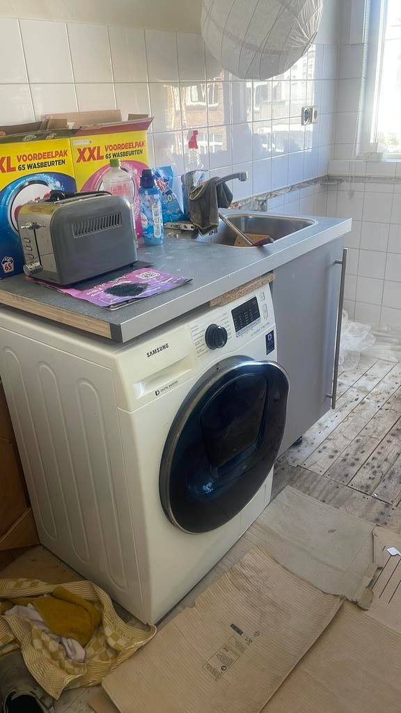Keukenblad met kastje en spoelbak, Huis en Inrichting, Ophalen, Gebruikt, 50 tot 100 cm, Minder dan 100 cm