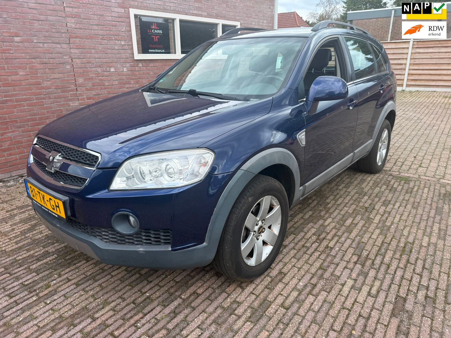Chevrolet Captiva 2.4 APK 20-8-2027 airco trekhaak stoelverw, Auto's, Voorwielaandrijving, 136 pk, Gebruikt, 4 cilinders
