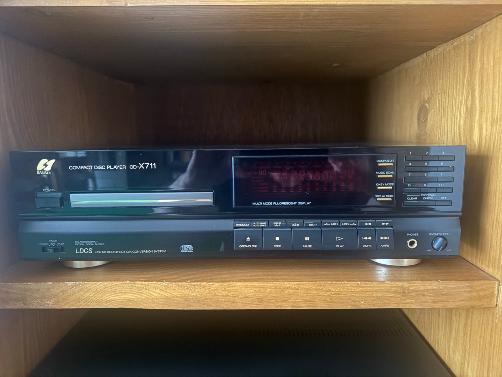 Sansui CD-x711 Compact Disc Speler, Ophalen, Zo goed als nieuw, Overige merken