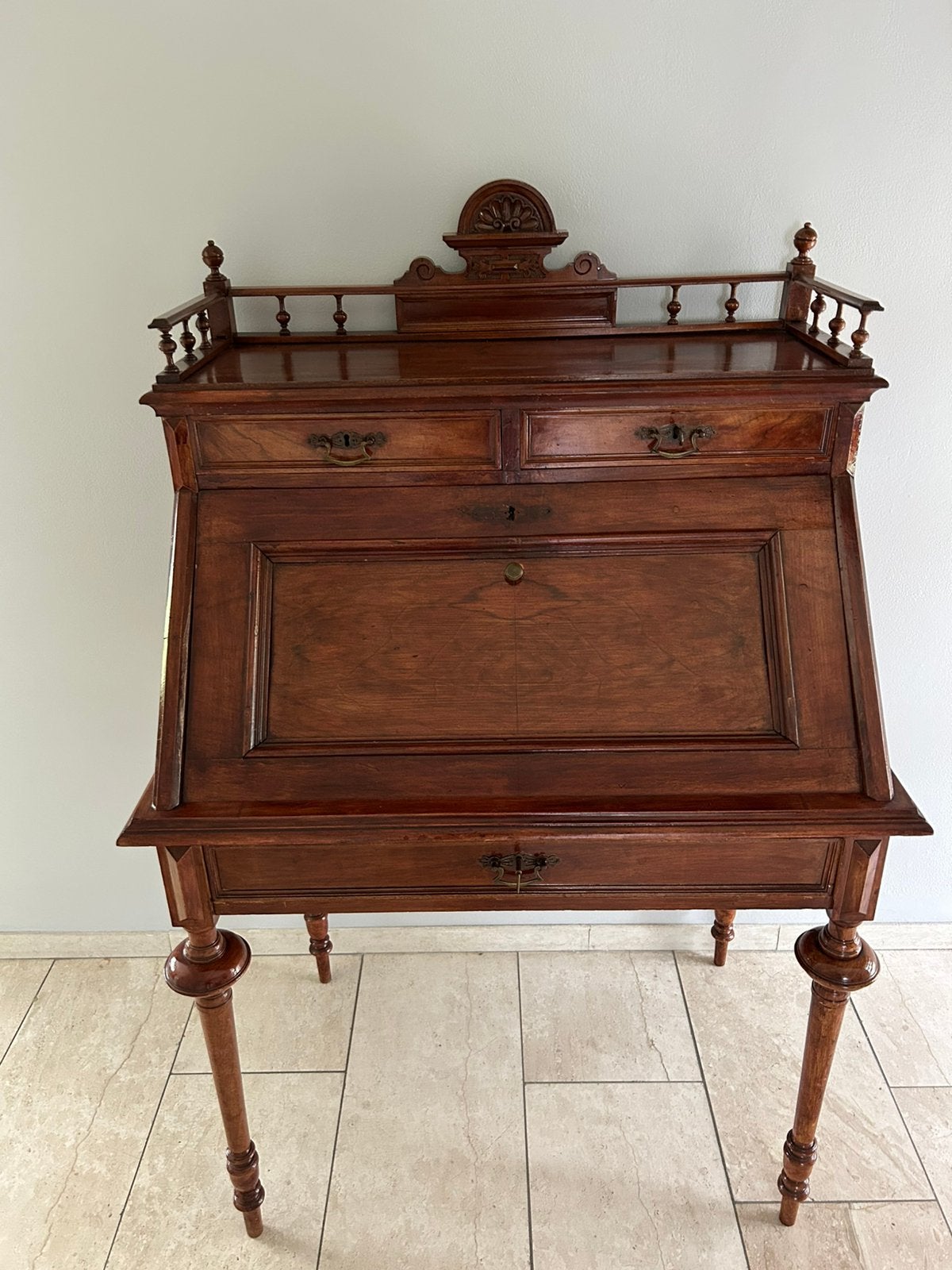 Secretaire / Bureau - Klassiek Houten Meubel, Huis en Inrichting, Bureaus, Ophalen, Gebruikt, Secretaire, Overige merken