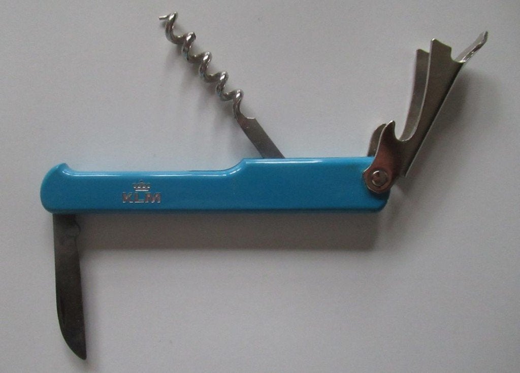 KLM Kurketrekker met flesopener, Ophalen, Zo goed als nieuw, Overige typen