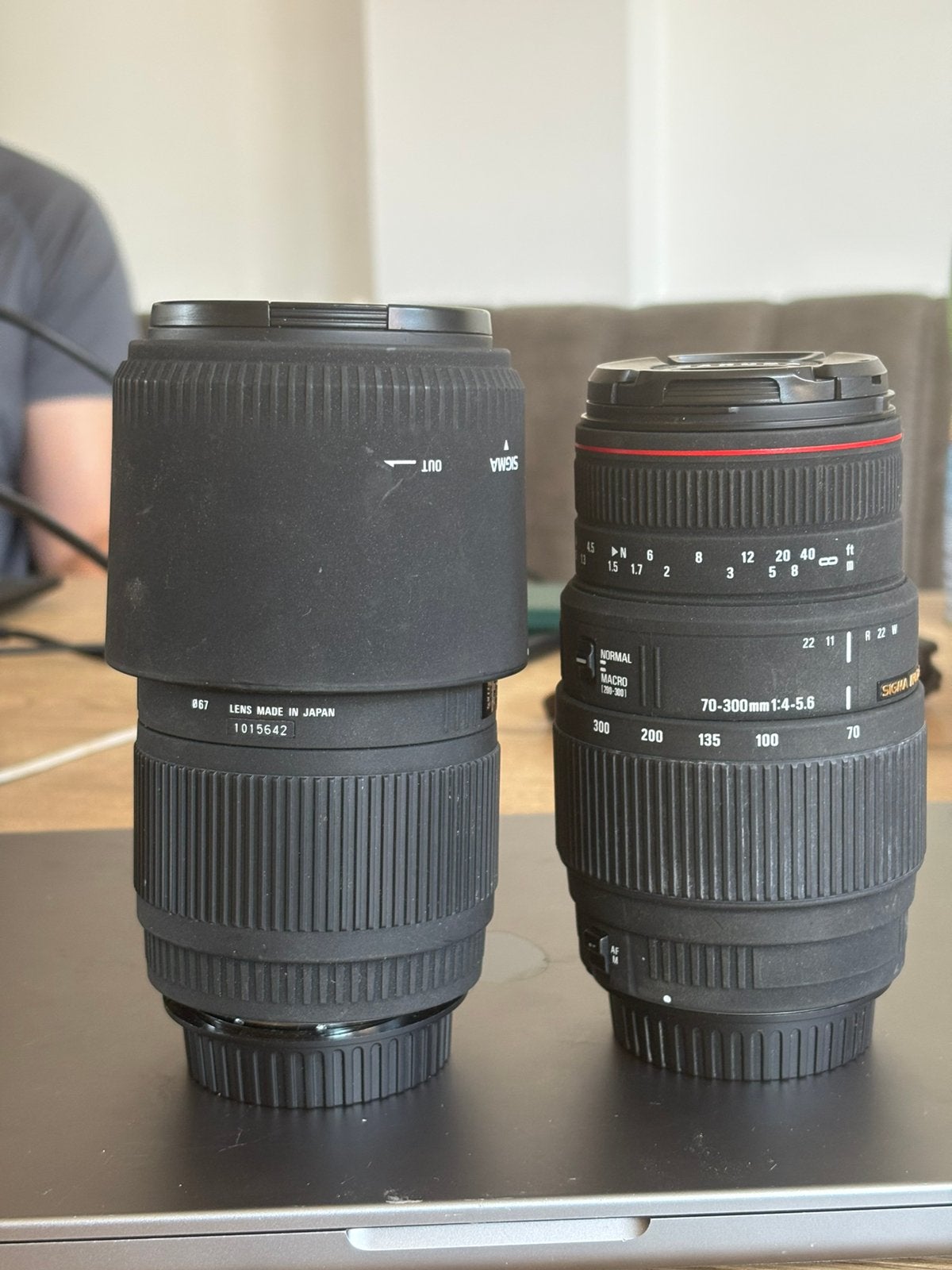Twee Sigma lenzen, Audio, Tv en Foto, Fotografie | Lenzen en Objectieven, Ophalen, Sigma, Telelens, Canon EF