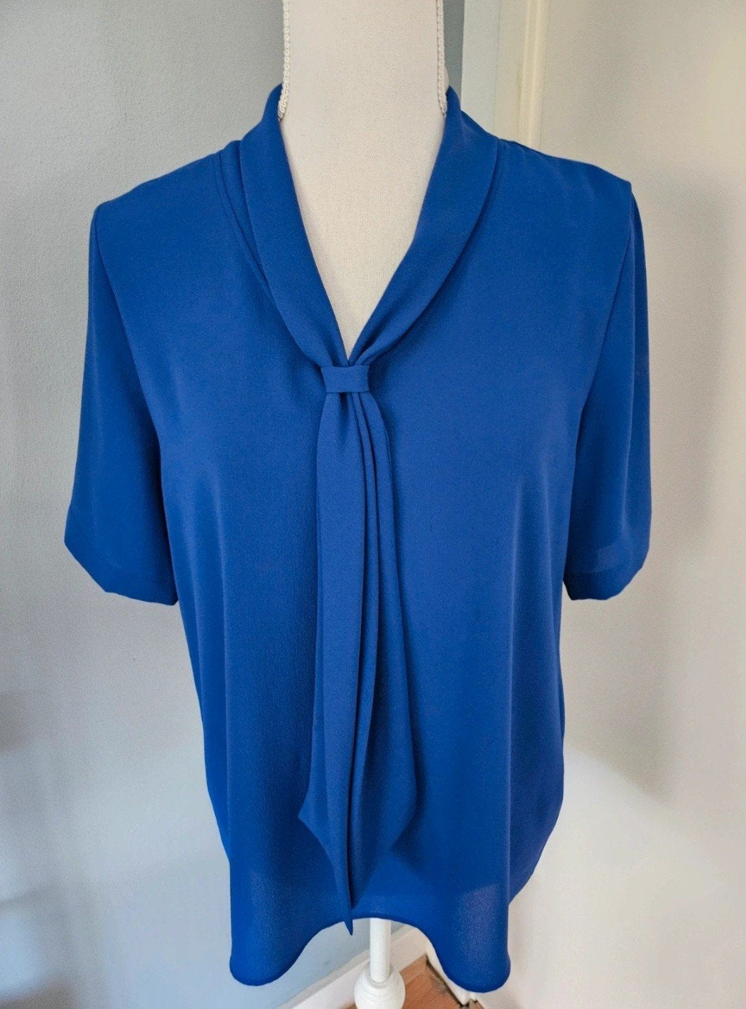 Nieuwe Erfo blouse, maat 38 - kobaltblauw, Ophalen of Verzenden, Nieuw, Maat 38/40 (M), Korte mouw
