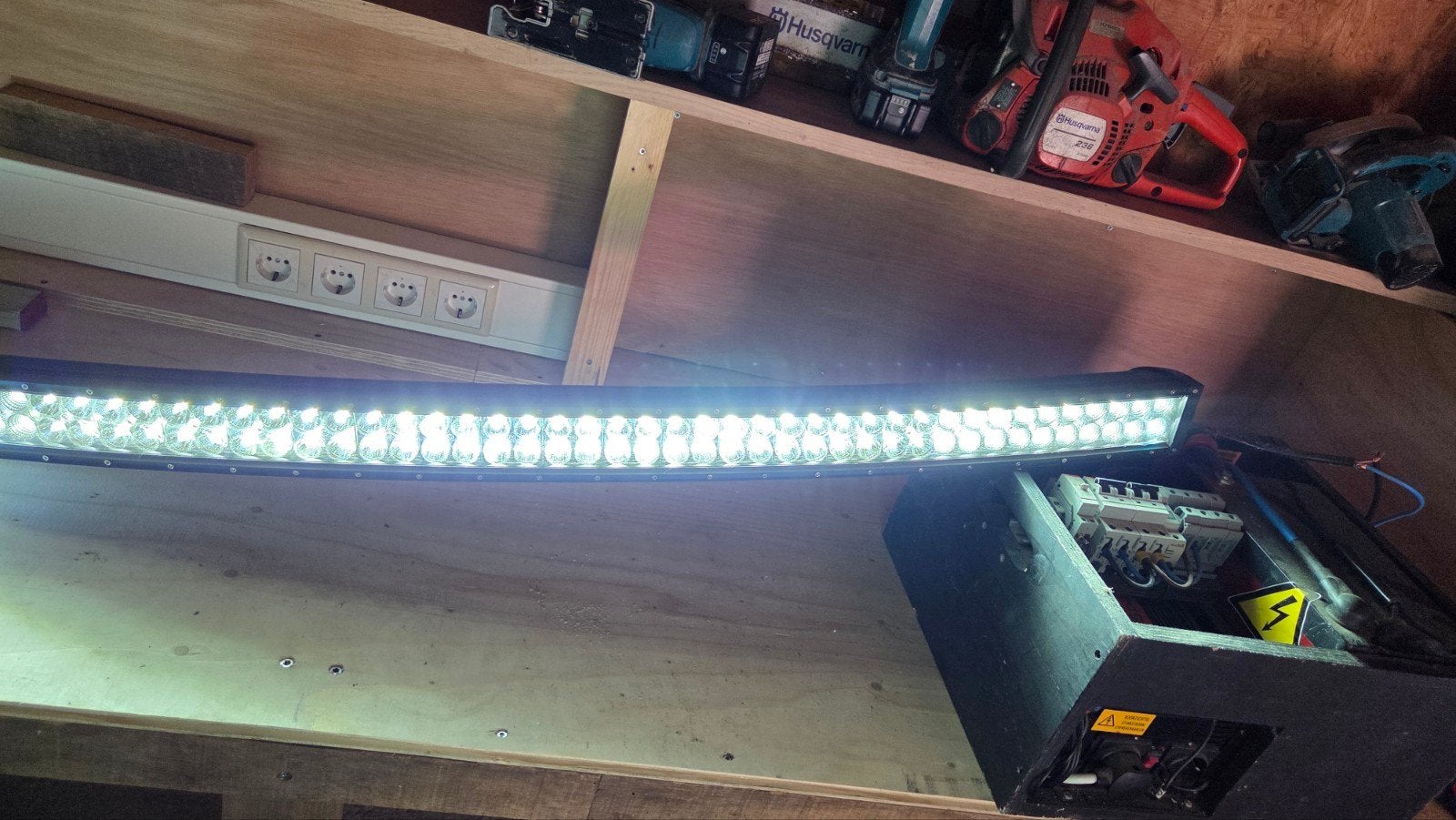 Gebogen LED Lightbar 130cm - Krachtige Verlichting, Ophalen of Verzenden, Gebruikt, Universele onderdelen