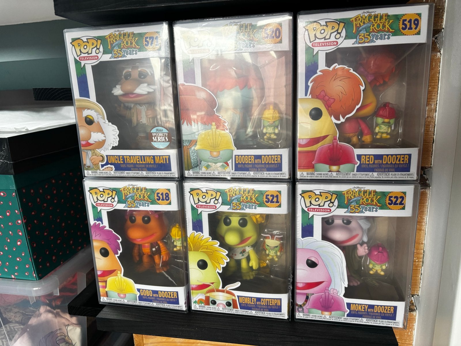 Funko Pop! Fraggle Rock 35 Years set (6 stuks), Ophalen of Verzenden, Zo goed als nieuw