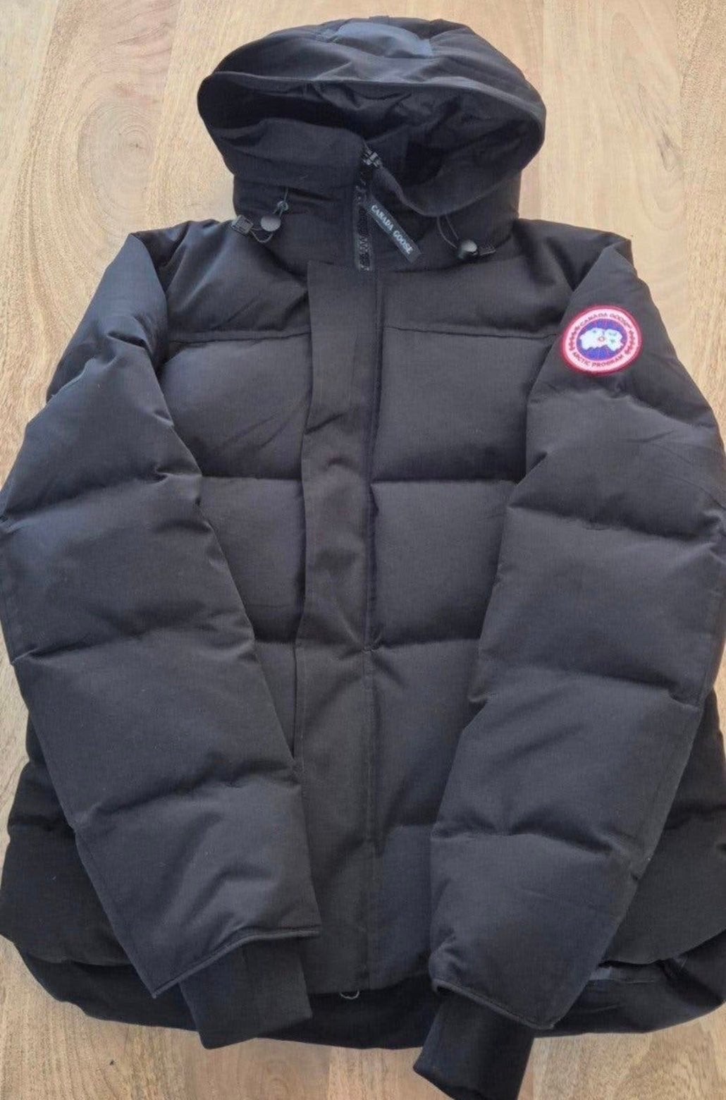 Canada Goose MacMillan Parka - Zwart XL, Ophalen of Verzenden, Zo goed als nieuw, Maat 56/58 (XL), Zwart
