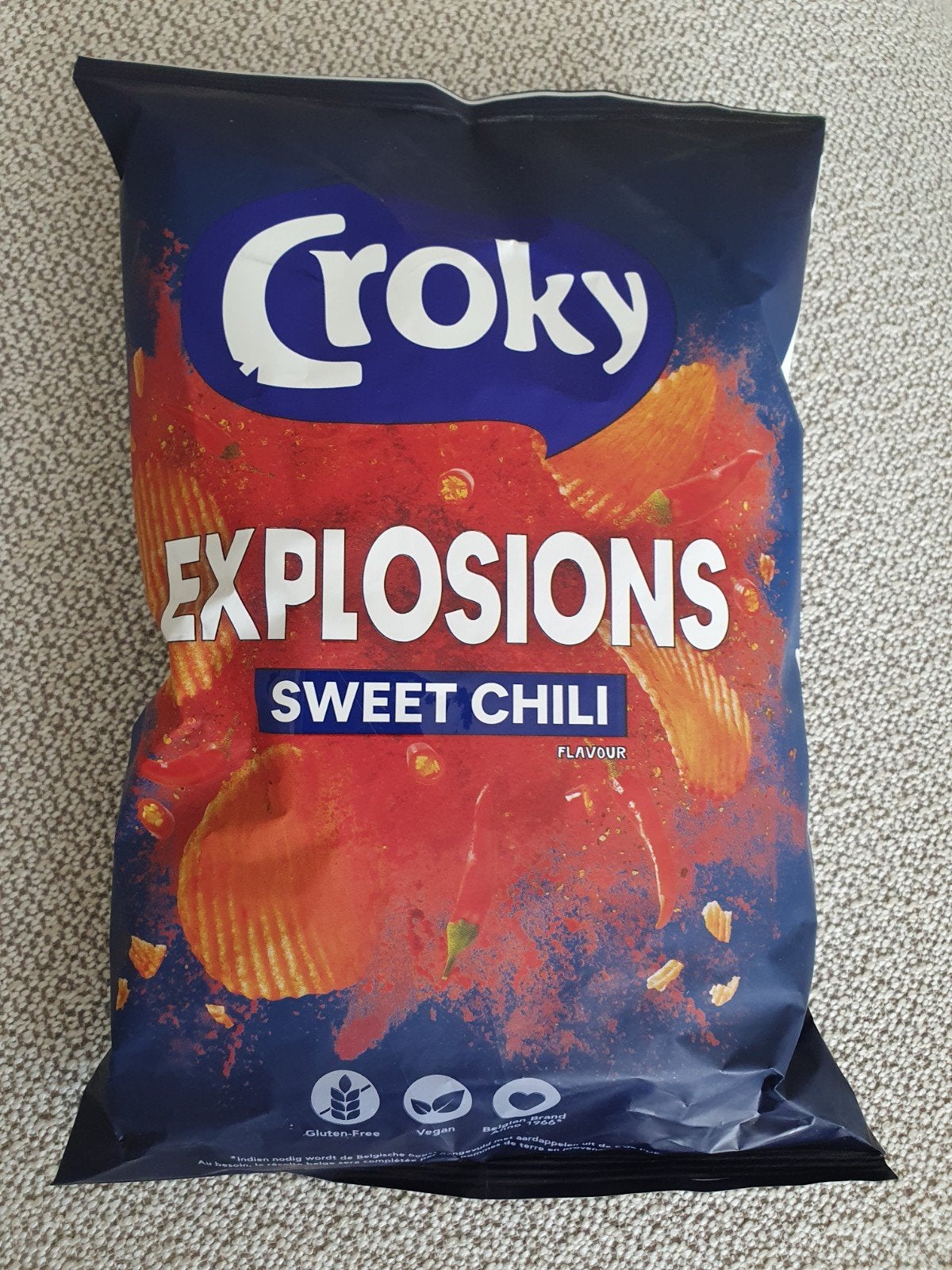 7 zakken Croky explosions sweet chili chips, Diversen, Levensmiddelen, Ophalen