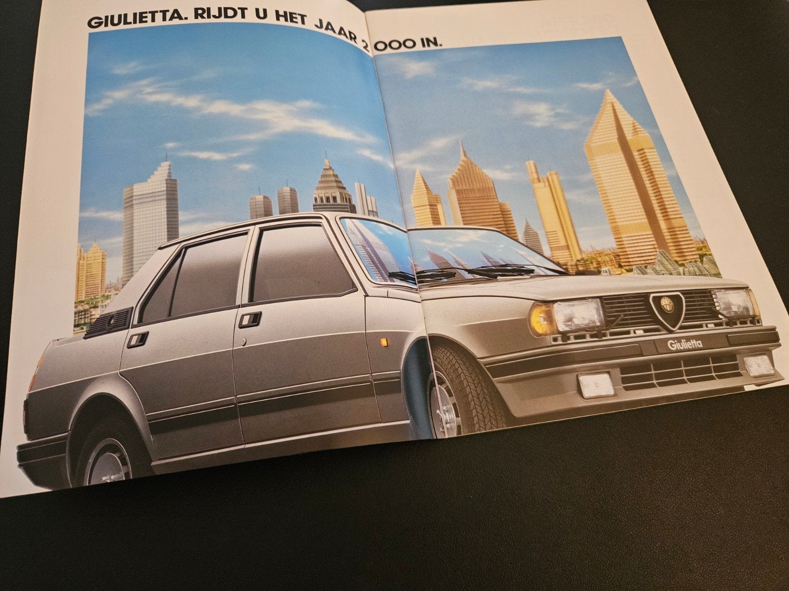 Brochure Alfa Romeo Giulietta 1984, Ophalen of Verzenden, Zo goed als nieuw, Alfa Romeo