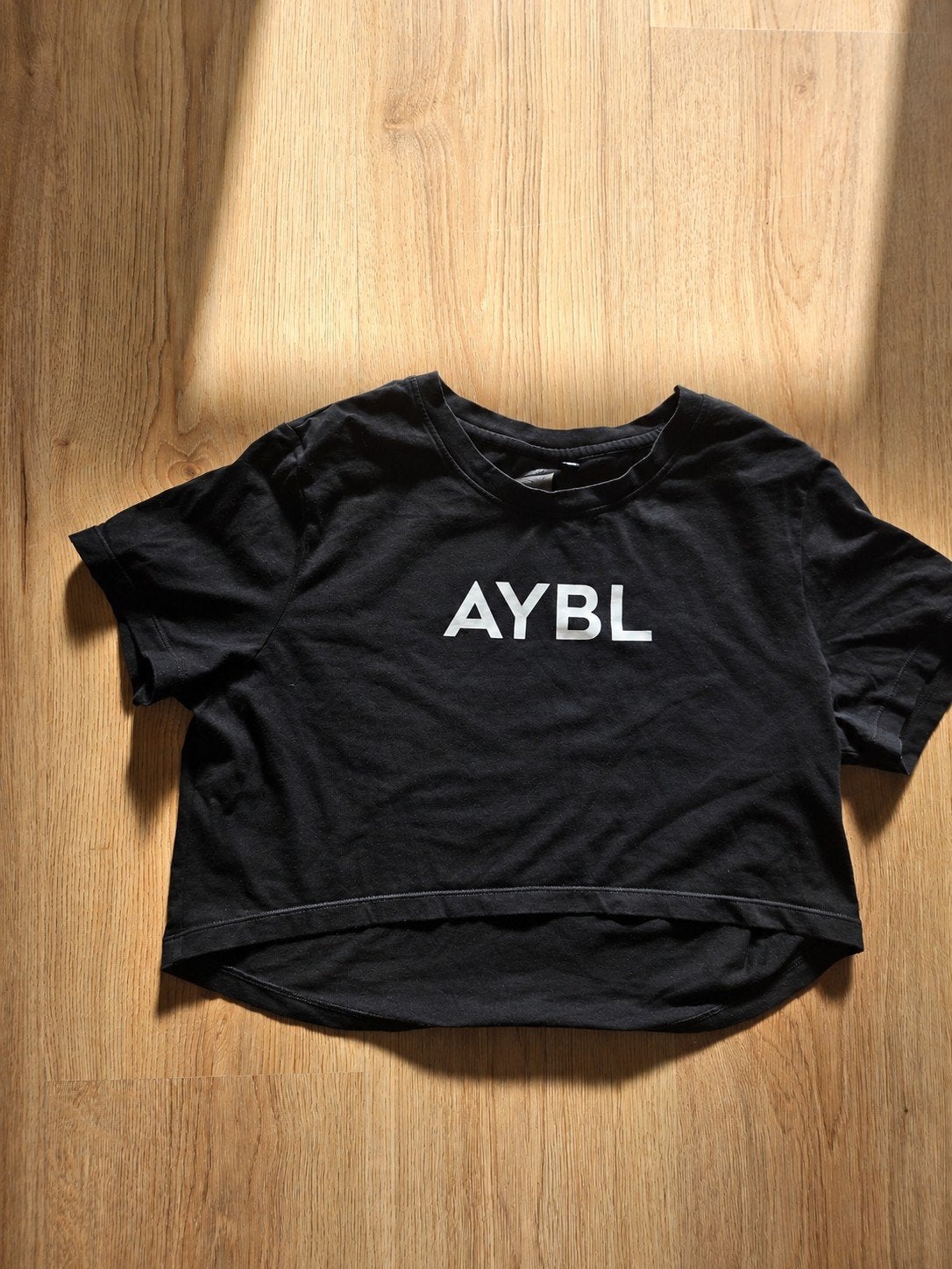 AYBL crop top zwart maat S, AYBL, Zwart, Ophalen of Verzenden, Zo goed als nieuw