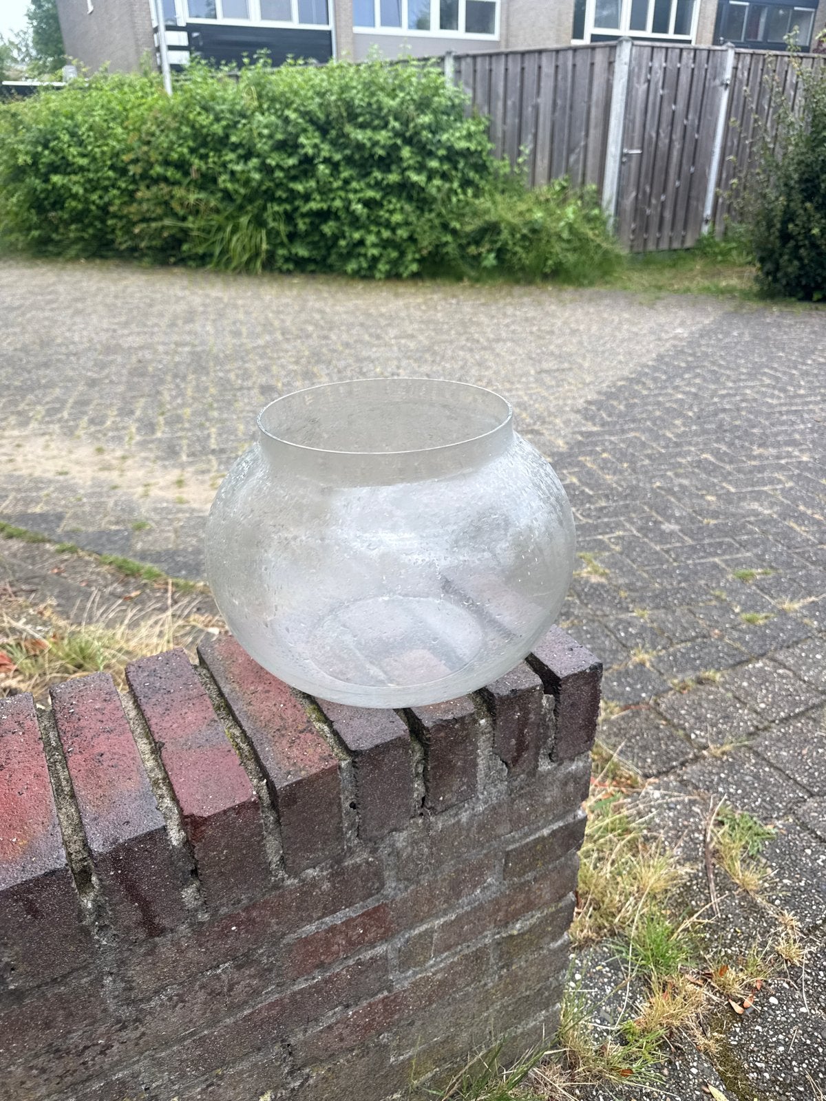 Vissenkom rond, Ophalen, Zo goed als nieuw, Vissenkom