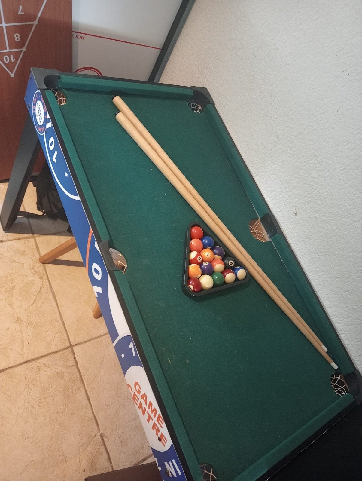 speeltafel, Ophalen