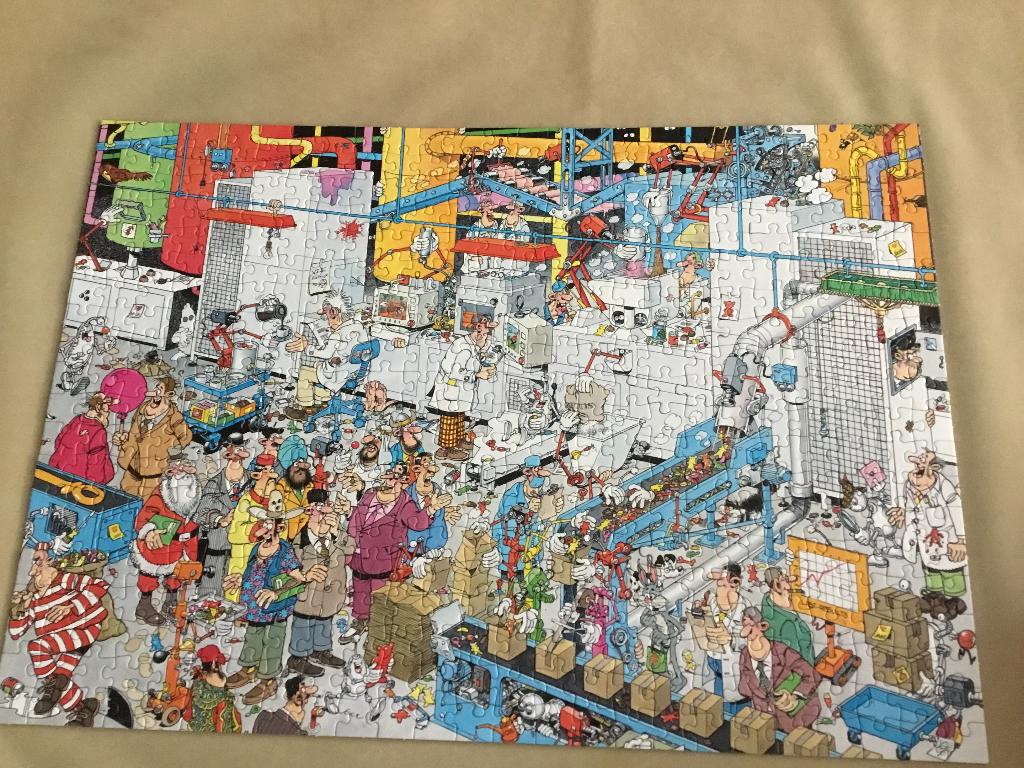 Van Haasteren snoepfabriek 500 stukjes, Ophalen of Verzenden, 500 t/m 1500 stukjes, Zo goed als nieuw, Legpuzzel
