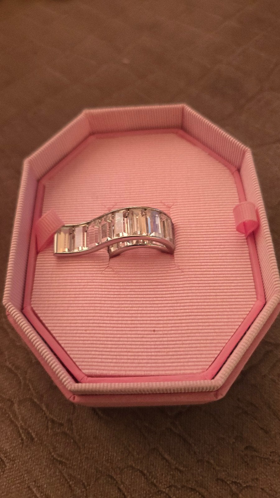 Swarovski ring met kristallen, Ophalen of Verzenden