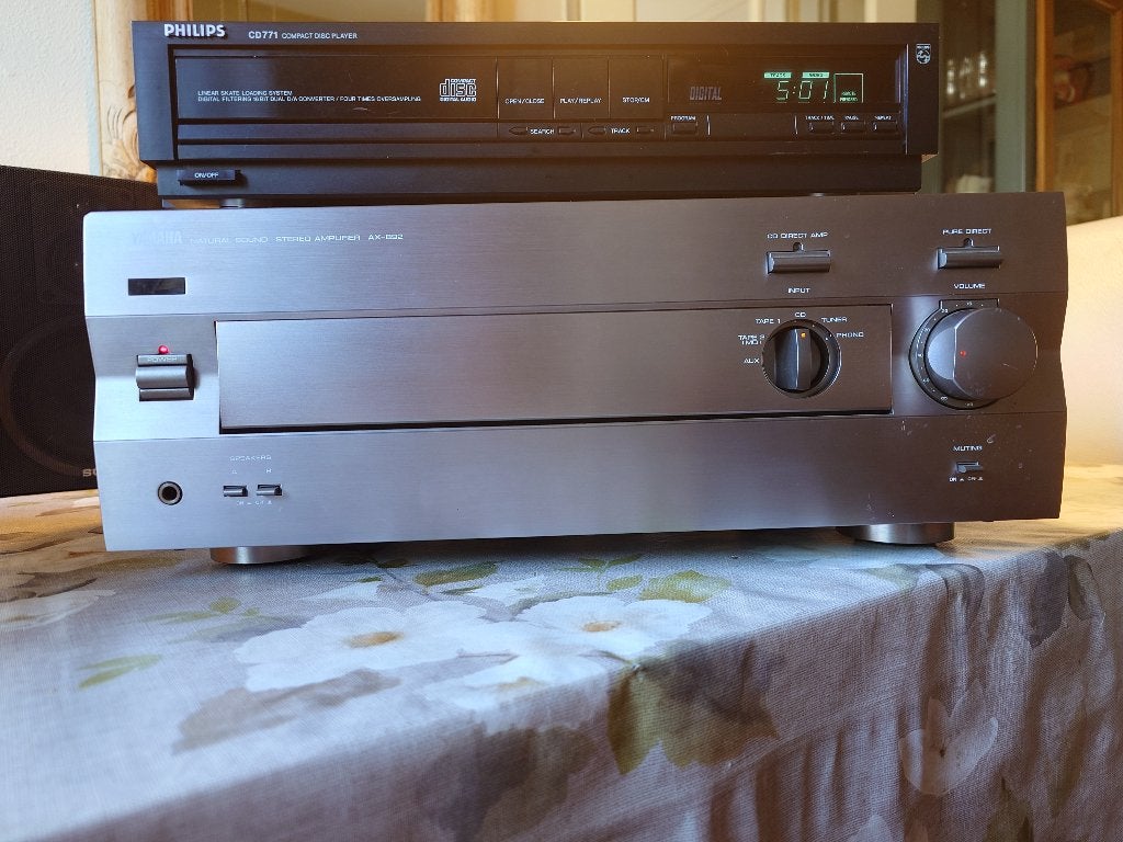 Yamaha AX 892 stereo receiver, Gebruikt, Yamaha, Ophalen of Verzenden, 60 tot 120 watt