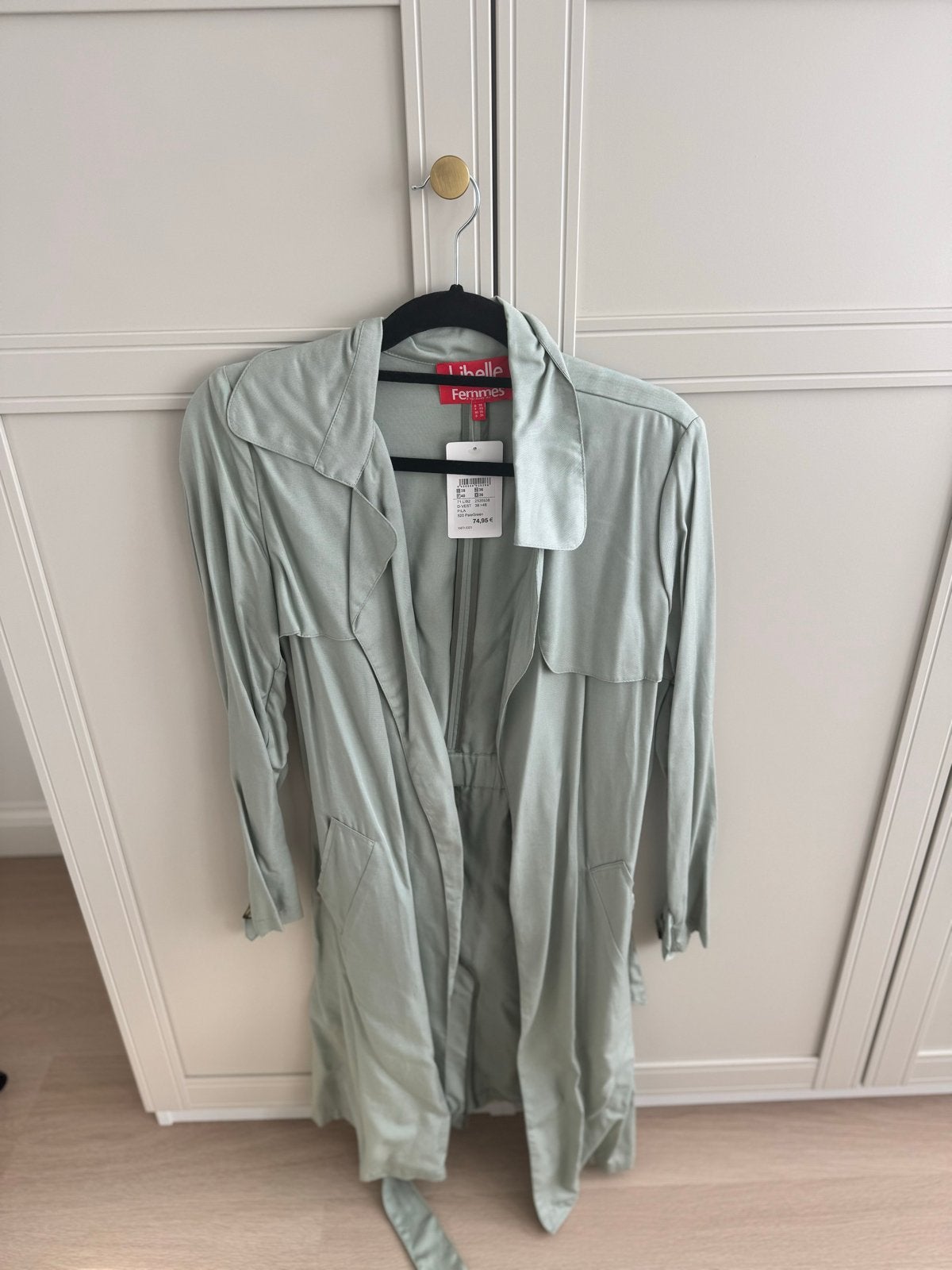 Libelle Femmes Trenchcoat - Nieuw met kaartje, Ophalen of Verzenden, Nieuw, Maat 38/40 (M), Groen